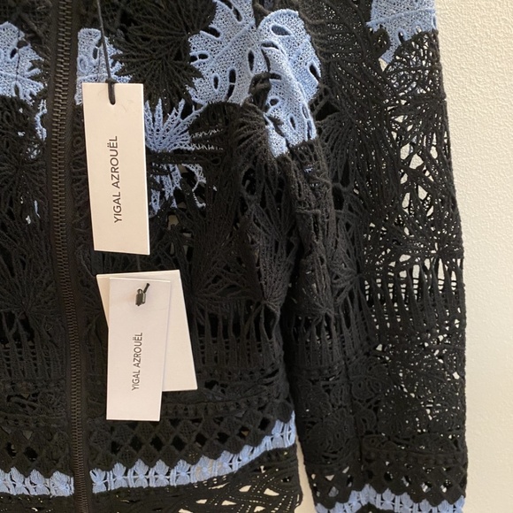 Yigal Azrouel Asymatrical Lace Jacket - NEW - Picture 8 of 8